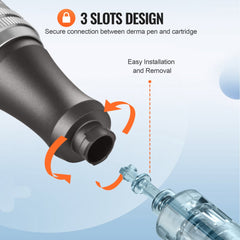 Bostome Professional Microneedling Pen with adjustable needle lengths and six speed levels.