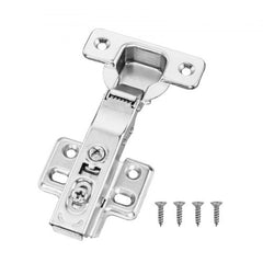 Bostome 60-pack of stainless steel soft close cabinet hinges with a 100° opening angle.