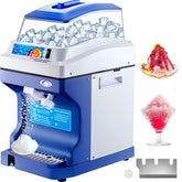 Bostome Commercial Ice Shaver with a 5L hopper and stainless steel blade for efficient ice production.