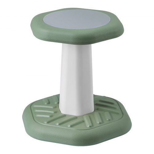 Green Bostome Kids Wobble Chair with a non-slip base and thick sponge cushion for comfort.