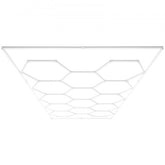 Bostome Hexagon LED garage light with honeycomb design and 14 adjustable hexagonal panels.