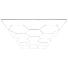 Bostome Hexagon LED garage light with honeycomb design and 14 adjustable hexagonal panels.