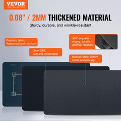 Foldable green rubber poker table mat for 6-8 players, measuring 70"x35".