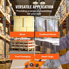 Bostome PP Strapping Kit includes a tensioner, sealer, 3280ft PP band, and 1000 seals.