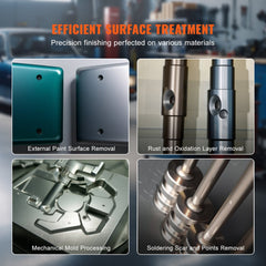 Bostome 25-gallon steel sandblasting cabinet with 40-120 PSI benchtop design.