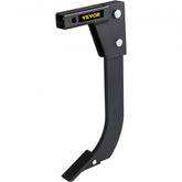 Black 18-inch hitch-mounted ripper shank made of carbon steel for tractors.