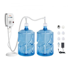 Bostome 5 gallon bottled water dispenser pump system with dual tube design and illuminated switch.