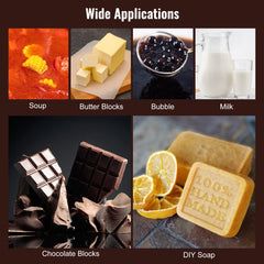 Bostome Commercial Chocolate Tempering Machine with three tanks and stainless steel body.