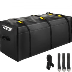 Bostome waterproof hitch cargo carrier bag with 20 cu ft capacity and heavy-duty zippers.