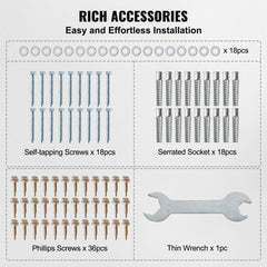 Heavy-duty carbon steel post base brackets for 4x4 posts, corrosion-resistant with included screws.