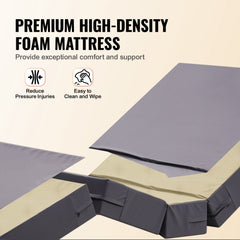 Bostome 5-Function Full Electric Hospital Bed with 550 lbs capacity, featuring adjustable frame and mattress.