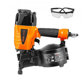Bostome CN65 coil siding nailer with ergonomic grip and tool-free depth adjustment wheel.