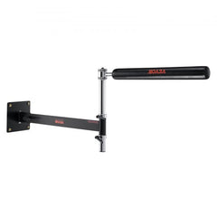 Black Bostome wall-mounted adjustable spinning bar for boxing reflex training.