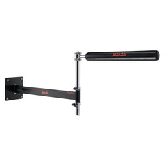 Black Bostome wall-mounted adjustable spinning bar for boxing reflex training.