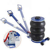 Bostome 5 Ton Triple Bag Air Jack with a 5.5-18.5 inch lift range and adjustable handle.