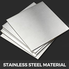 Brushed finish 14"x10" stainless steel drop-in deal tray with smooth edges for easy cleaning.