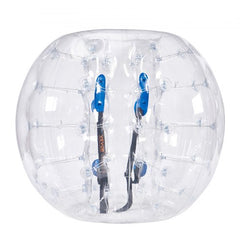 Bostome 4FT Inflatable Bumper Ball made of 0.8mm thick PVC with ergonomic handles and straps.