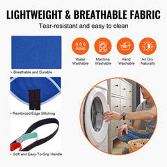 Bostome Full Body Patient Lift Sling in L-Size with reinforced straps for secure patient transfers.