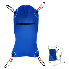 Bostome Full Body Patient Lift Sling in L-Size, designed for safe patient transfers up to 600lbs.