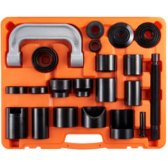 Bostome 23-piece ball joint press kit with heavy-duty carbon steel and portable carrying case.