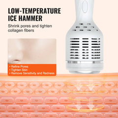 Bostome 7-in-1 Hydrafacial Machine with touchscreen, probes, and light therapy features.