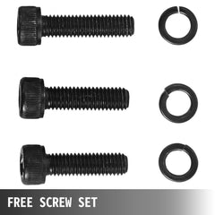 Six sets of 16mm Cr12MoV steel replacement jaw blades for RC-16 rebar cutter, with free screws and washers.