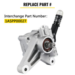 Bostome power steering pump for Acura MDX, Honda Odyssey, and Pilot with premium steel construction.