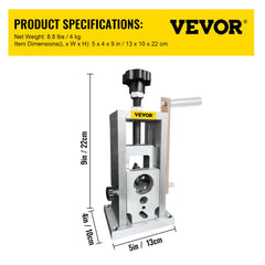 Bostome Wire Stripping Machine with adjustable blade for wires 0.06-1.57 inches, drill-powered.