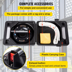 Bostome 8-inch vacuum glass suction cup lifter with ergonomic handle and 220lbs capacity.