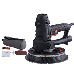 Bostome 800W Drywall Sander with variable speed, auto vacuum, and LED lighting for precise sanding.