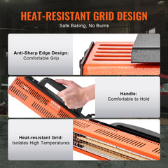 Bostome 1000W handheld infrared curing lamp with a 360° design and stainless steel construction.