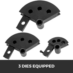 Heavy duty tube bender with 1"-2" capacity and 0-240° bending angle for metalworking projects.