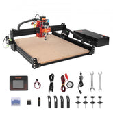Bostome 300W CNC router machine with a large engraving area and touchscreen controller.
