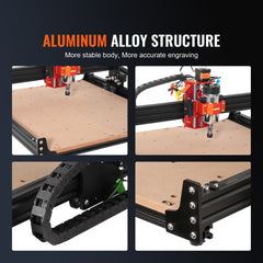 Bostome 300W CNC router machine with a 15.7-inch engraving area and offline controller.