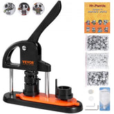 Bostome 25mm button maker machine with Mr. Panda book and 500 parts including rhinestones.