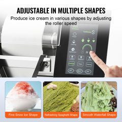 Stainless steel Bostome Commercial Snowflake Ice Machine for producing 529 lbs of ice daily.