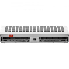 Wall-mounted Bostome 36" air curtain with two-speed settings and powerful airflow.