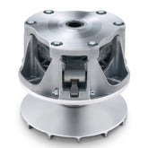 Silver metallic primary drive clutch with 1.16-inch bore assembly, showing internal components.