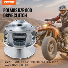 Primary drive clutch with 1.16-inch bore for Polaris RZR 800 and Ranger 800, shown with off-road vehicle.