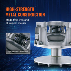 Bostome Primary Drive Clutch for Polaris RZR 1000, featuring a 1.24" bore and durable construction.