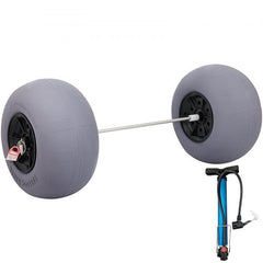 Bostome 13-inch beach balloon wheels with TPU sand tires for kayak dolly cart.