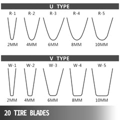 Bostome HSD-T100 Tire Groover Tool Kit with multiple blades and intelligent temperature control.
