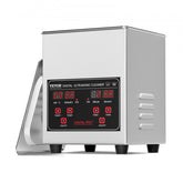Bostome 1.3L ultrasonic jewelry cleaner with heater, timer, and digital display.