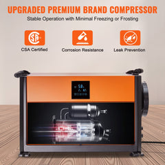 Bostome 190 Pints Commercial Dehumidifier with LCD display and durable design for moisture control.