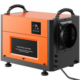 Bostome 156 Pints Commercial Dehumidifier with LCD display and drain hose compatibility.