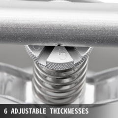 Bostome 5L Manual Donut Depositor with six adjustable thickness settings for custom donut sizes.