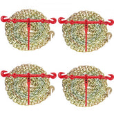 Bostome Ratchet Chain Load Binder Kit with 3/8"x10' G70 chains and ratchet binders.
