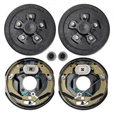 10-inch electric trailer brake kit with self-adjusting brakes for 3500 lbs axles.