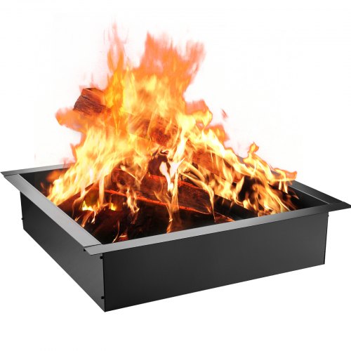 A 36-inch steel fire pit ring with a black coating for durability and easy DIY assembly.