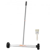 Bostome 17" magnetic sweeper with wheels, adjustable handle, and 10 lbs capacity for metal debris.